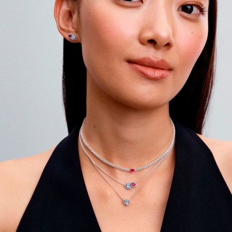 Collar Pandora Choker Halo Corazón 393549C01-40