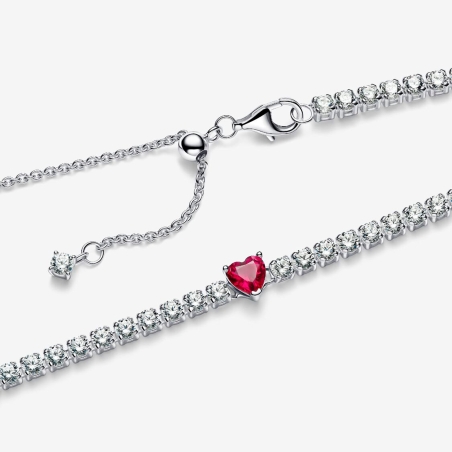 Collar Pandora Choker Halo Corazón 393549C01-40