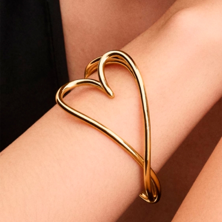 Pulsera Pandora Rígida Corazón 563808C00