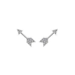 Pendientes Itemporality Plata Flecha Y Circonitas SEA-101-247-UU