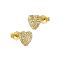 Pendientes Itemporality Baño Oro Corazón SEA-201-221-UU