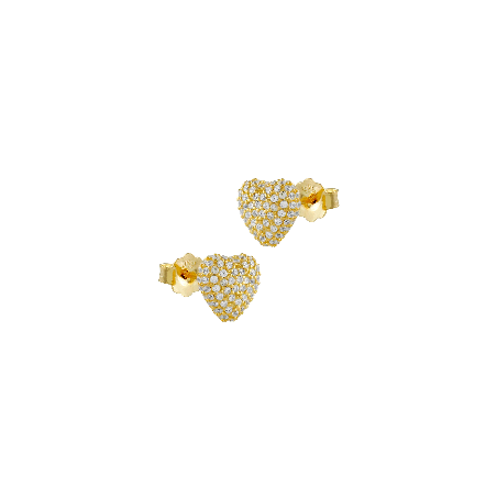 Pendientes Itemporality Baño Oro Corazón SEA-201-221-UU