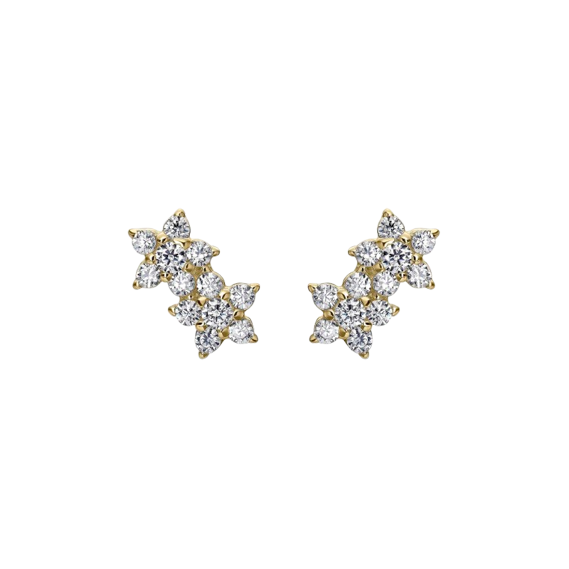 Pendientes Itemporality Flores Y Circonitas SEA-201-228-UU