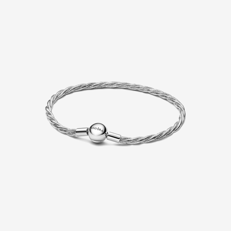 Pulsera Pandora Plata Trenzada 593757C00