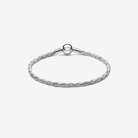 Pulsera Pandora Plata Trenzada 593757C00