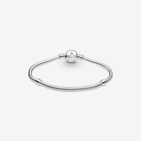 Pulsera Pandora Moments Cadena Cierre Azul 599288C01