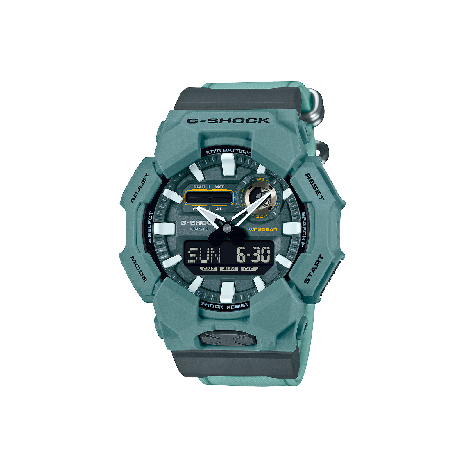 Reloj Casio G-Shock Esfera Verde GA-010CE-2AER Joyerías Sánchez