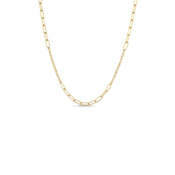 Collar Itemporality Baño Oro Eslabones Rectangulares SNL-200-119-UU