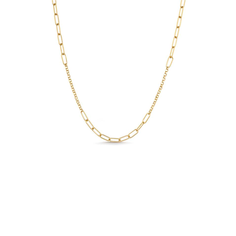 Collar Itemporality Baño Oro Eslabones Rectangulares SNL-200-119-UU