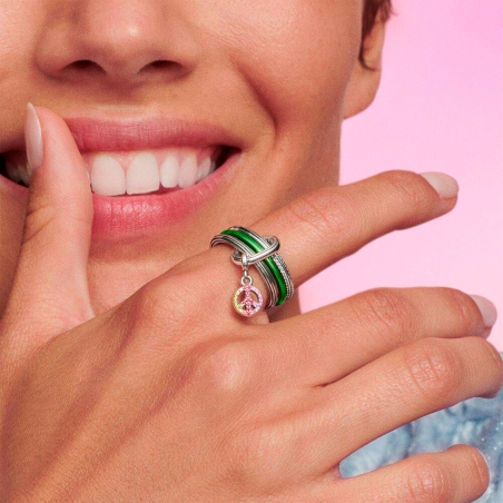 Anillo Pandora ME Verde Eléctrico 199655C03