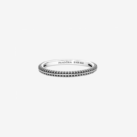 Anillo Pandora ME Pavé Negro 199679C02