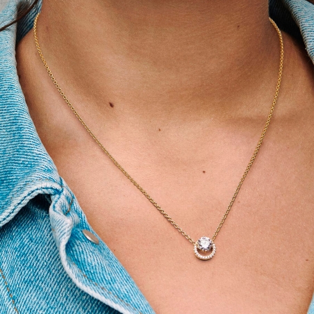 Collar Pandora Halo Brillante 361174C01-45 - Joyerías Sánchez