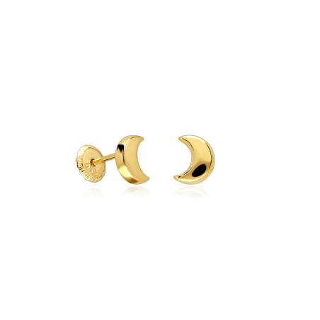Pendientes Lunas Oro 18k