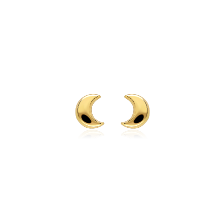 Pendientes Lunas Oro 18k