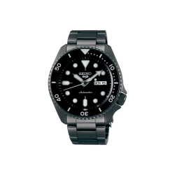 Reloj Seiko 5 Sports Acero Esfera Negra SRPD65K1