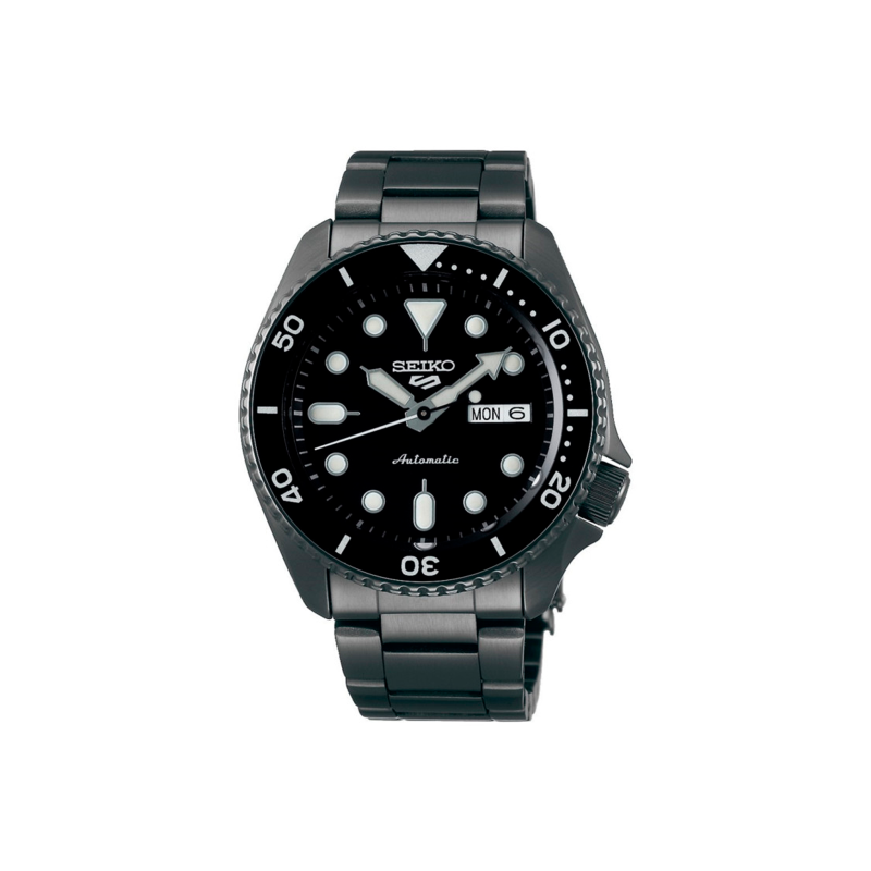 Reloj Seiko 5 Sports Acero Esfera Negra SRPD65K1