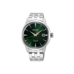 Reloj Seiko Presage Acero Esfera Verde SRPE15J1