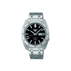 Reloj Seiko Acero Esfera Negra SRPL93K1