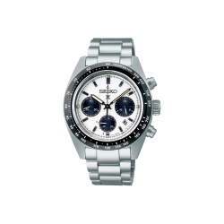 Reloj Seiko Prospex Speedtimer Acero Esfera Blanca SSC813P1