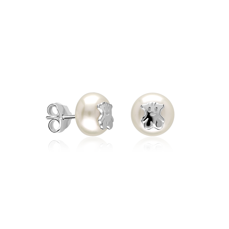 Pendientes Plata ley y perlas cultivadas "Flekis"