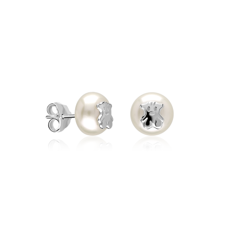 Pendientes Plata ley y perlas cultivadas "Flekis"