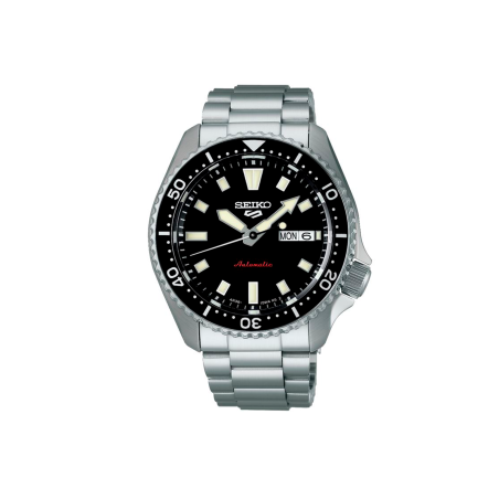 Reloj Seiko Acero Esfera Negra SRPL85K1