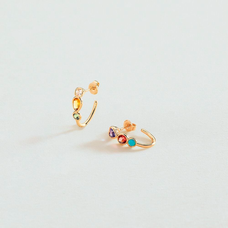 Pendientes Agatha Paris Multicolor 2380605-256-TU Pendientes Agatha Paris Multicolor 2380605-256-TU