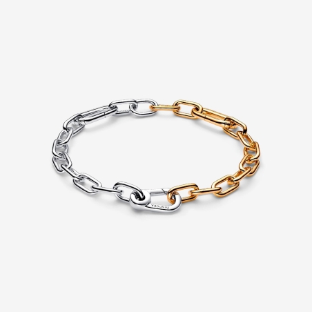 Pulsera Pandora Me Eslabones Plata Oro 563689C00