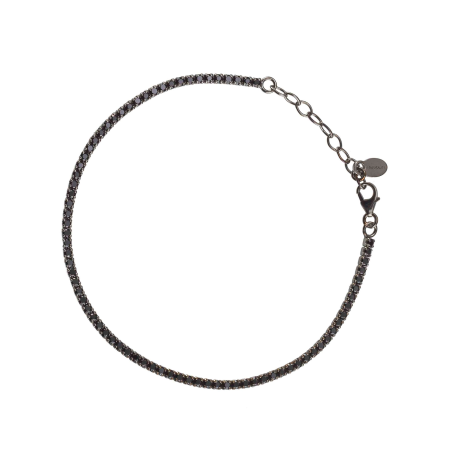 Pulsera Itemporality Plata Rodio Negro SBR-602-000-05