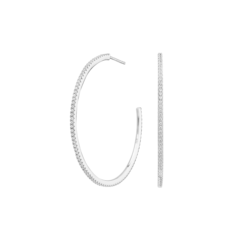 Pendientes Itemporality Aro Plata Y Circonitas SEA-101-027-UU