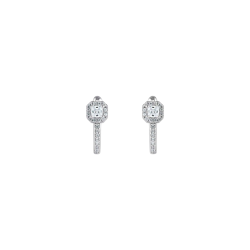 Pendientes Itemporality Plata Arpa Y Circonitas SEA-101-351-UU