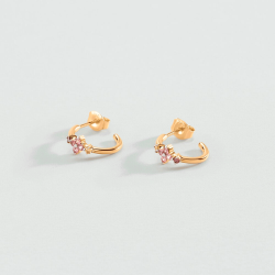 Pendientes Agatha Paris Aro Abierto Y Circonitas 2390540-315-TU