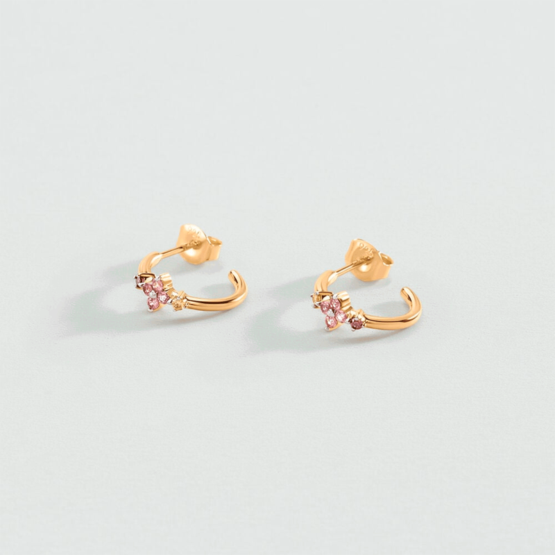 Pendientes Agatha Paris Aro Abierto Y Circonitas 2390540-315-TU