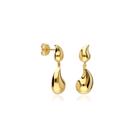Pendientes Oro 18k Gotas "Paisley"