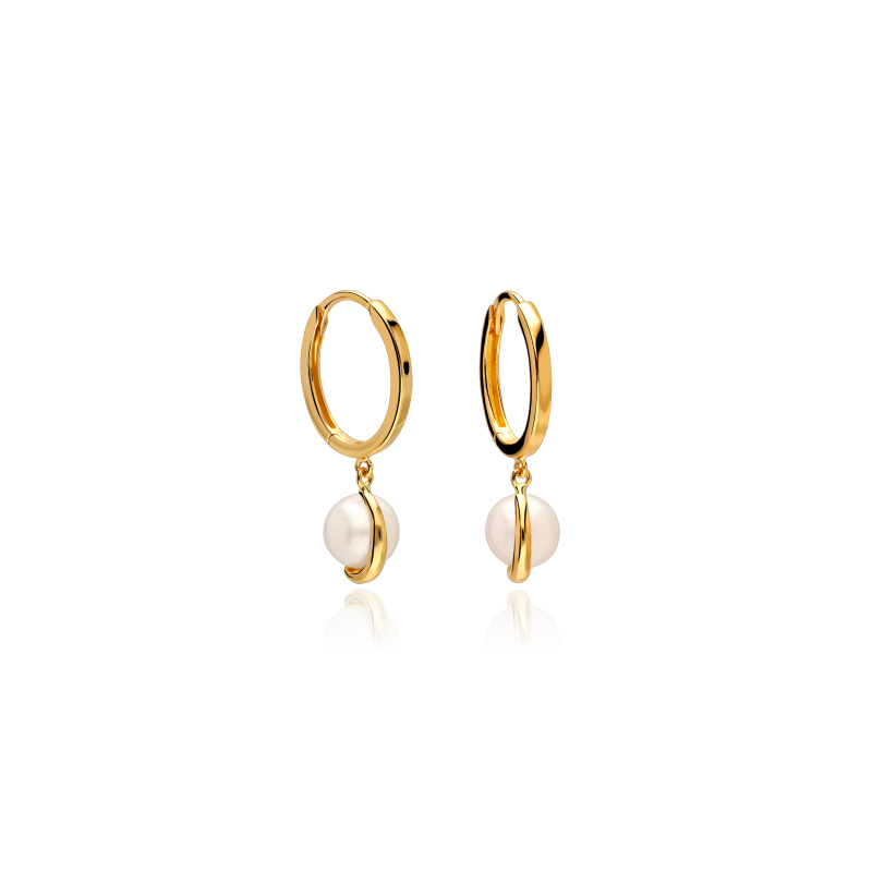 Pendientes Oro 18k y perlas cultivadas "Lady"