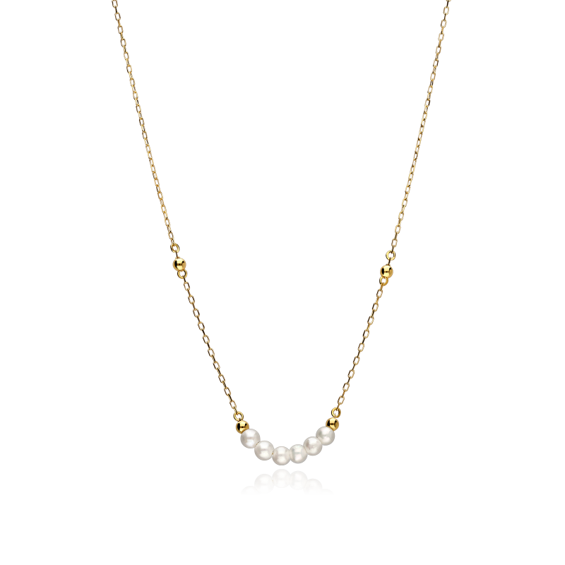 Gargantilla Oro 18k y perlas cultivadas "Ariela"
