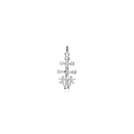 Colgante cruz plata de ley 13mm "Caravaca"