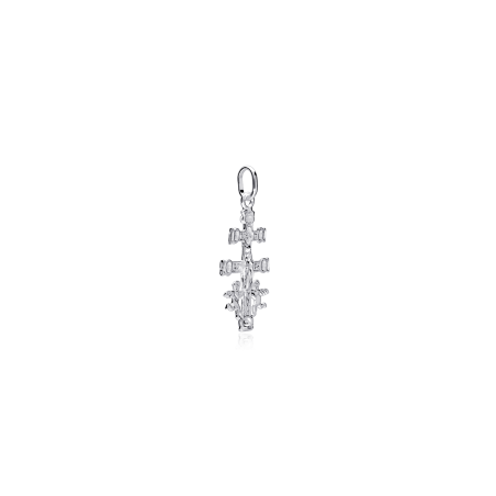 Colgante cruz plata de ley 13mm "Caravaca"