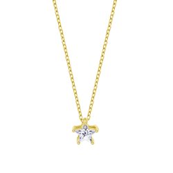 Collar Lotus Silver Plata y circonita LP3834-1/2