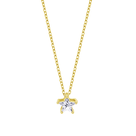 Collar Lotus Silver Plata y circonita LP3834-1/2