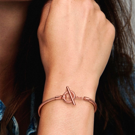 Pulsera Pandora Moments Rose Cierre T 589087C00