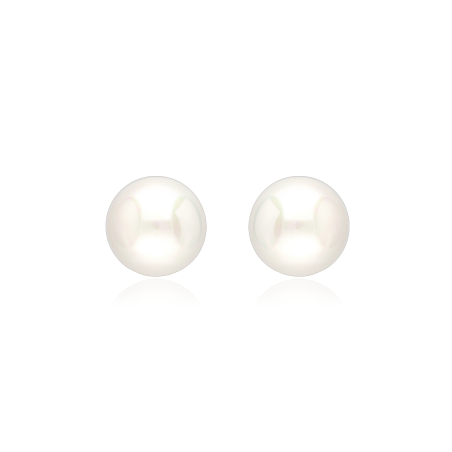 Pendientes oro 18k y perlas 10mm "Henar"