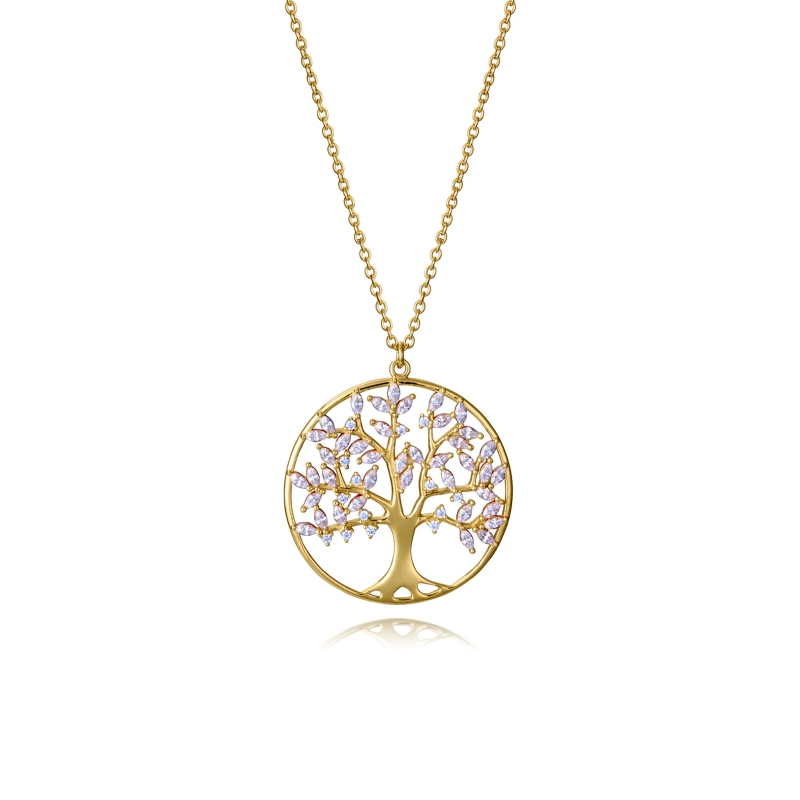 Collar Viceroy Plata Baño Oro Árbol De La Vida 9148C100-30 Collar Viceroy Plata Baño Oro Árbol De La Vida 9148C100-30
