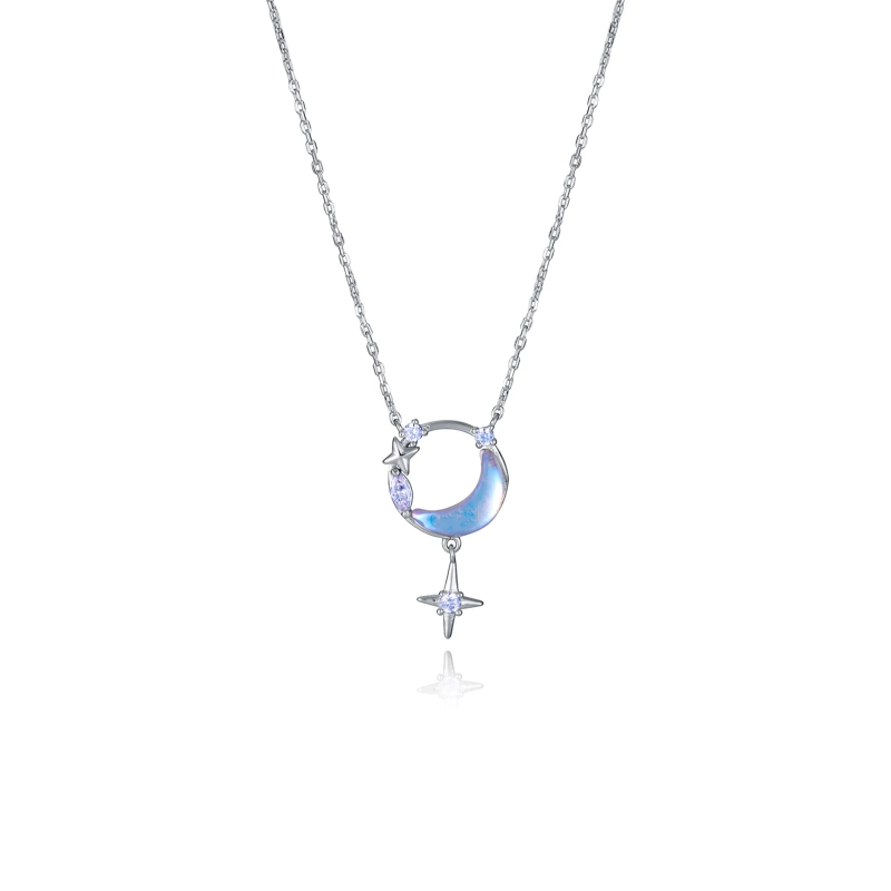 Collar Viceroy Plata Luna Y Circonitas 13225C000-30