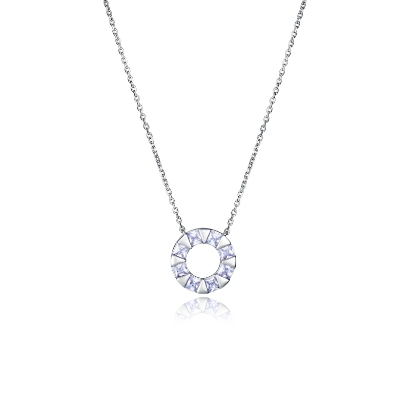 Collar Viceroy Plata Aro Con Circonitas 2312C000-30