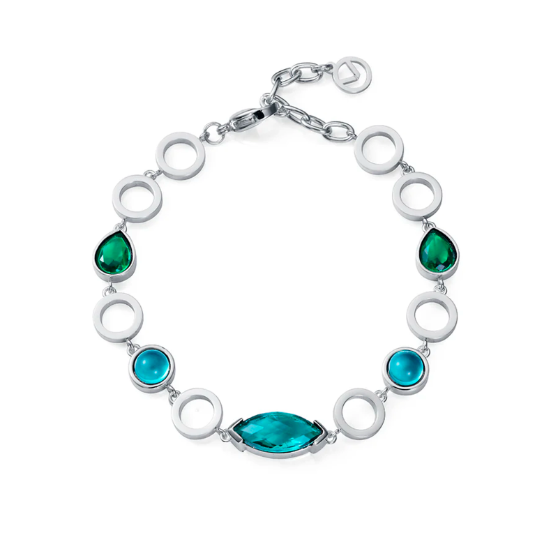 Pulsera Viceroy Acero y cristales 14323P01000