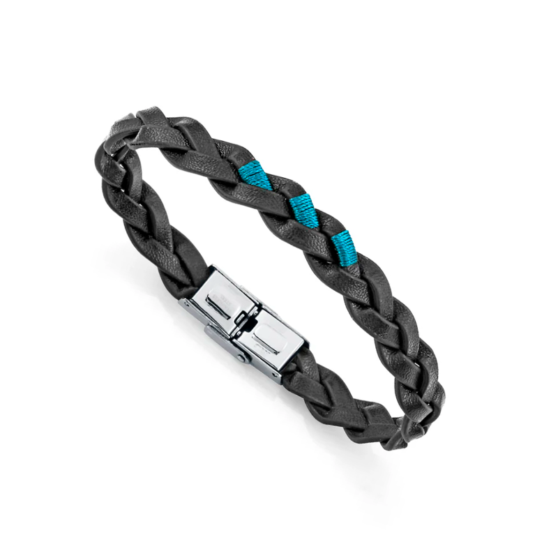 Pulsera Viceroy Acero y piel 14333P01010