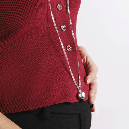 Colgante Plata primera ley 14mm "Llamador de ángel"