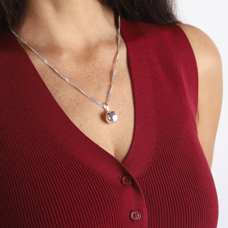 Colgante Plata primera ley 14mm "Llamador de ángel"