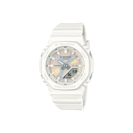 Reloj Casio G-Shock Blanco Esfera Holográfica GMA-P2100PC-7AER